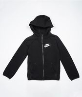 Nike Boys Tech Black Full Zip Jacket