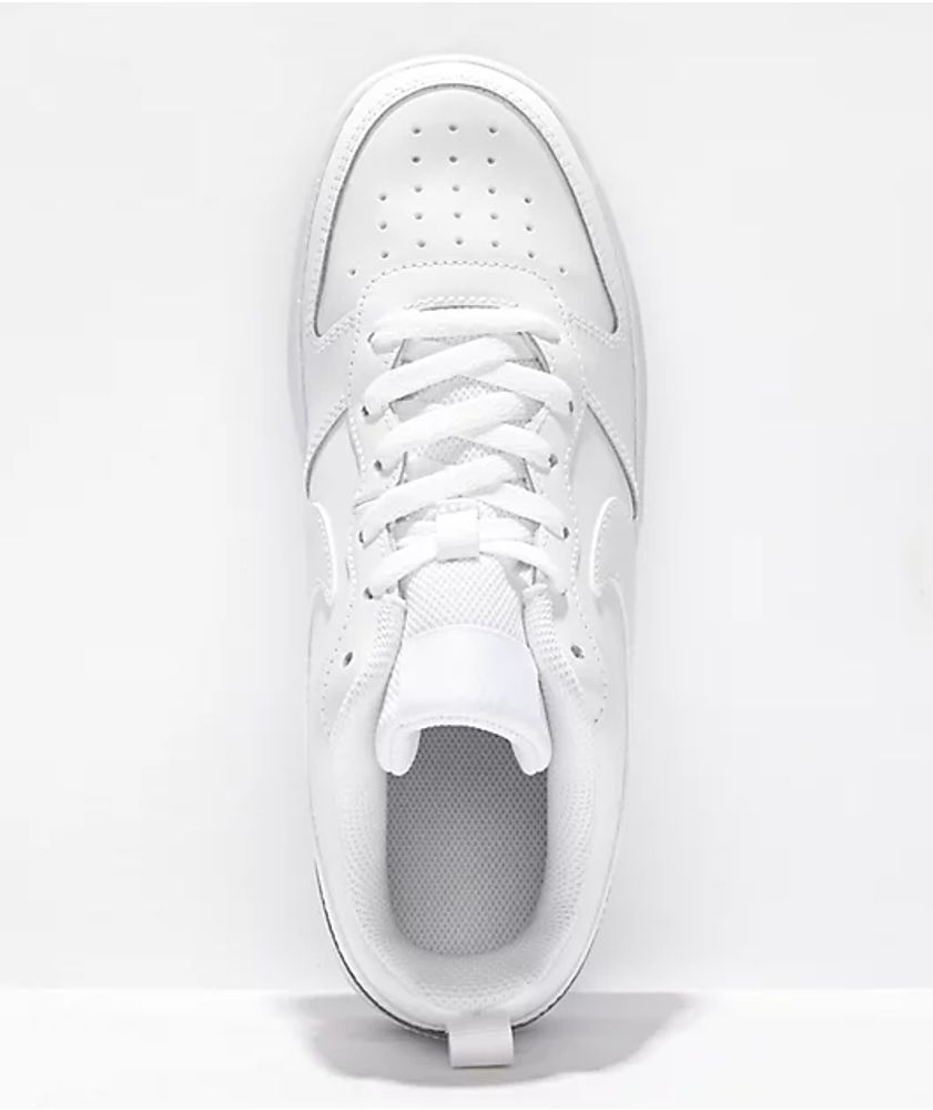 Nike Kids' Court Borough Low 2 White Shoes