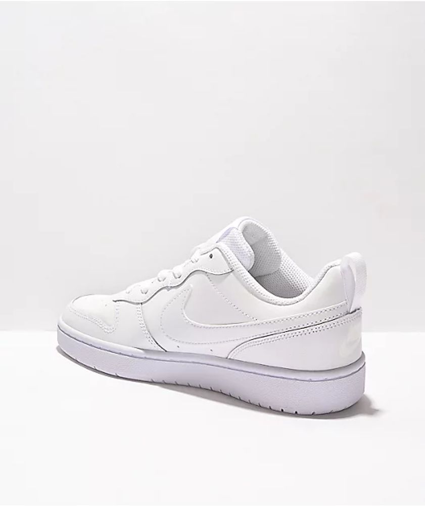 Nike Kids' Court Borough Low 2 White Shoes