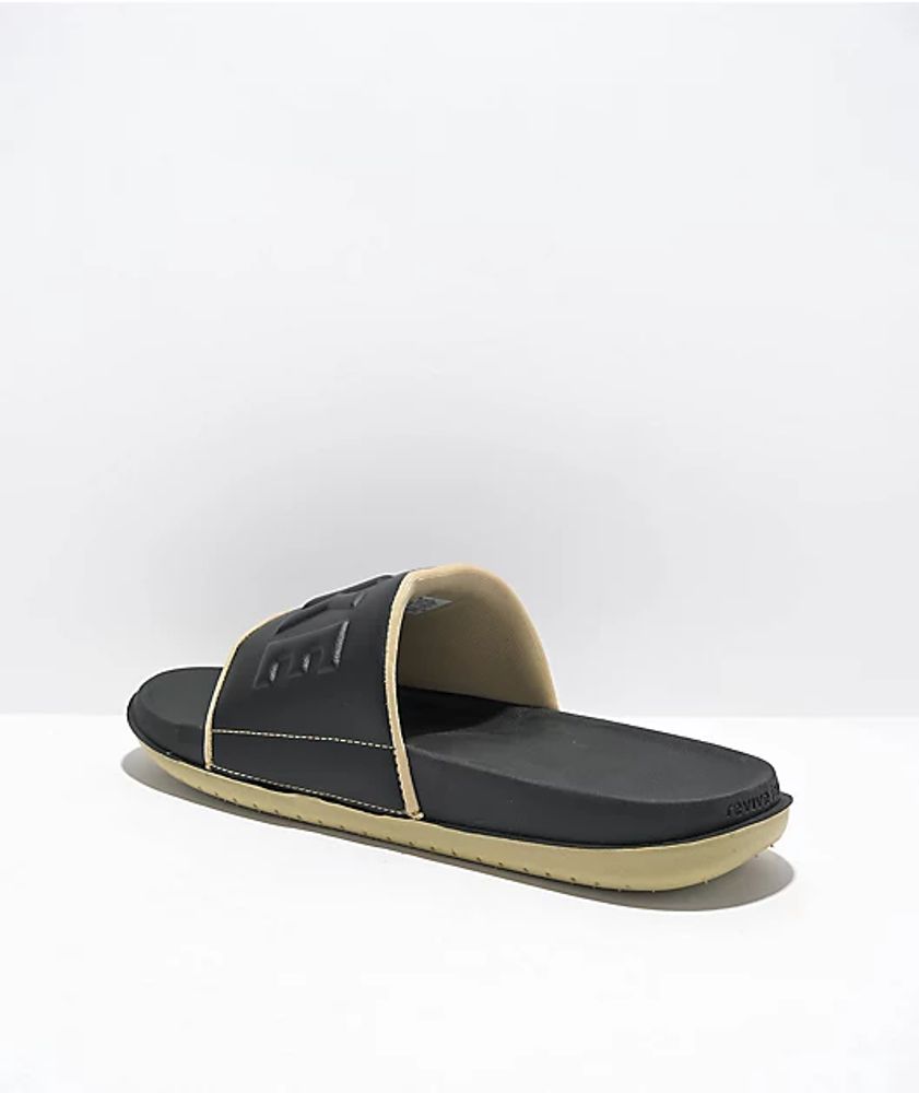 Nike Offcourt Black & Gum Slide Sandals