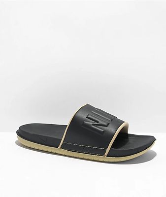 Nike Offcourt Black & Gum Slide Sandals