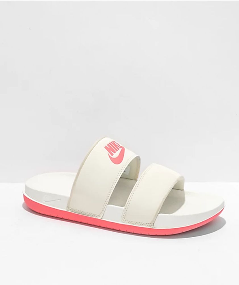 Nike Offcourt Duo Sail & Pink Slide Sandals