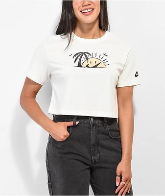 Nike SB Cream Crop T-Shirt