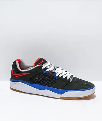 Nike SB Ishod RM Black, Royal Blue, & University Red Skate Shoes
