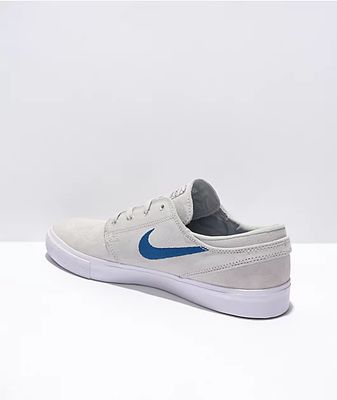 Nike SB White & Suede Skate Shoes | Metropolis at