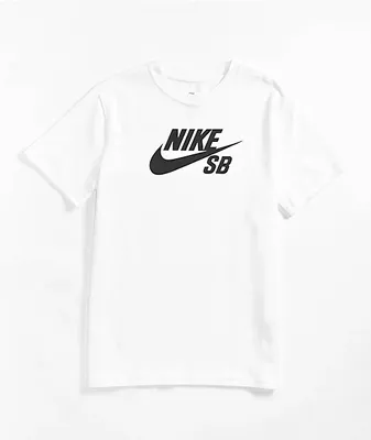 Nike SB Kids Logo White T-Shirt