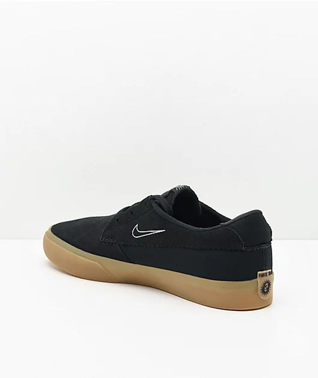 Nike nike sb shane on foot SB Shane Black & Gum Skate Shoes | Foxvalley Mall