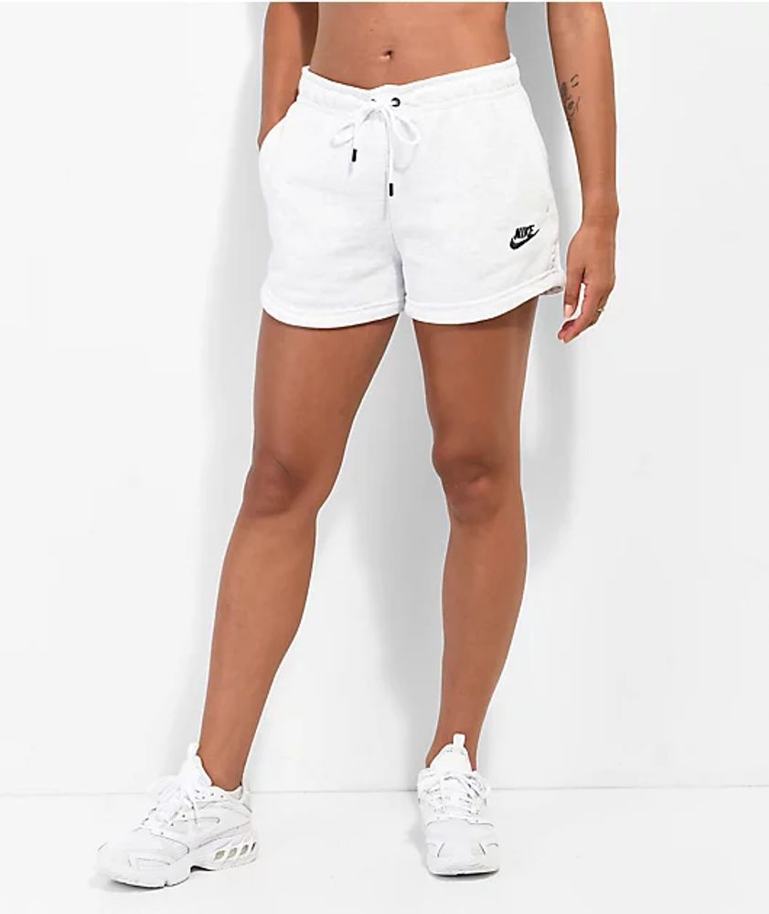 Nike Sportswear Essential White Fleece Shorts | Mall of America®