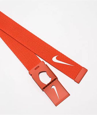 Nike Tech Essentials Orange Web Belt
