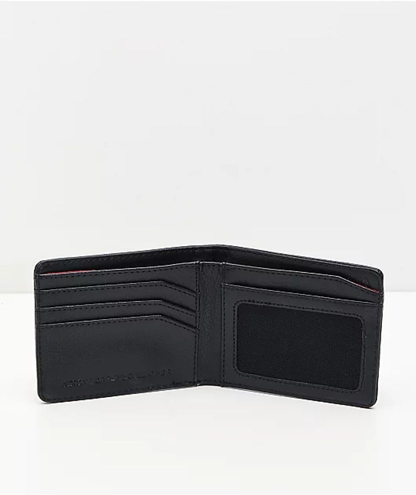 Nixon Cape Vegan Leather Black Bifold Wallet
