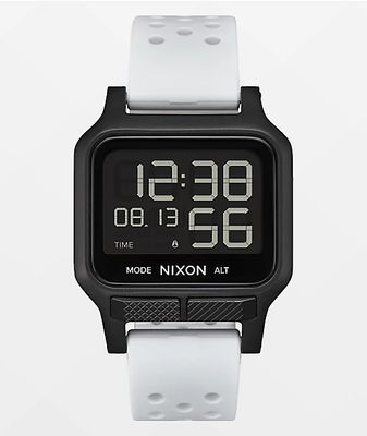 Nixon Heat Black & White Digital Watch
