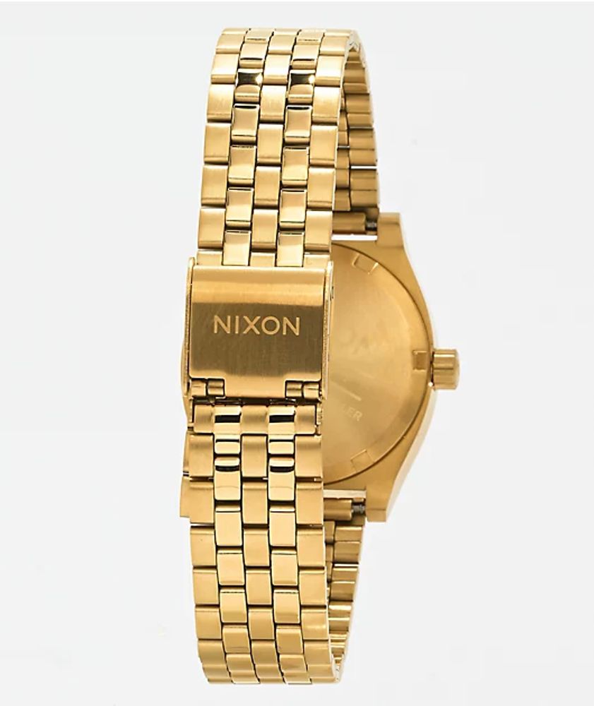Nixon Medium Time Teller Gold Analog Watch
