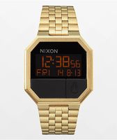 Nixon Re-Run Gold Digital Watch
