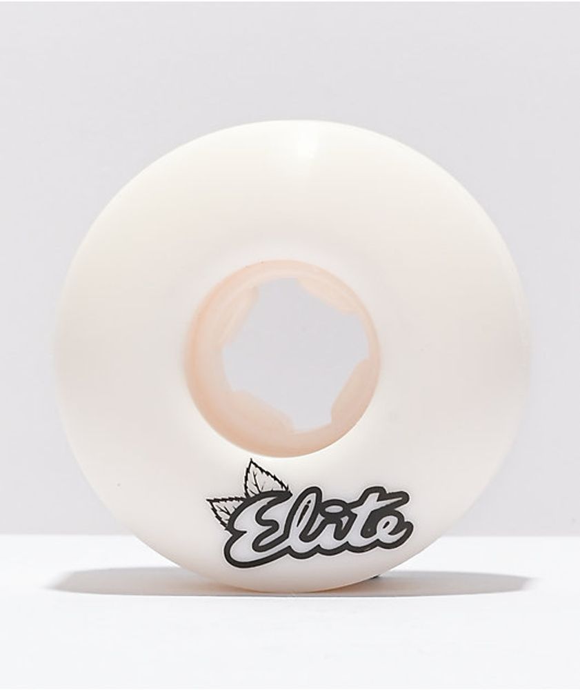 OJ Elite EZ Edge 52mm 101a White Skateboard Wheels