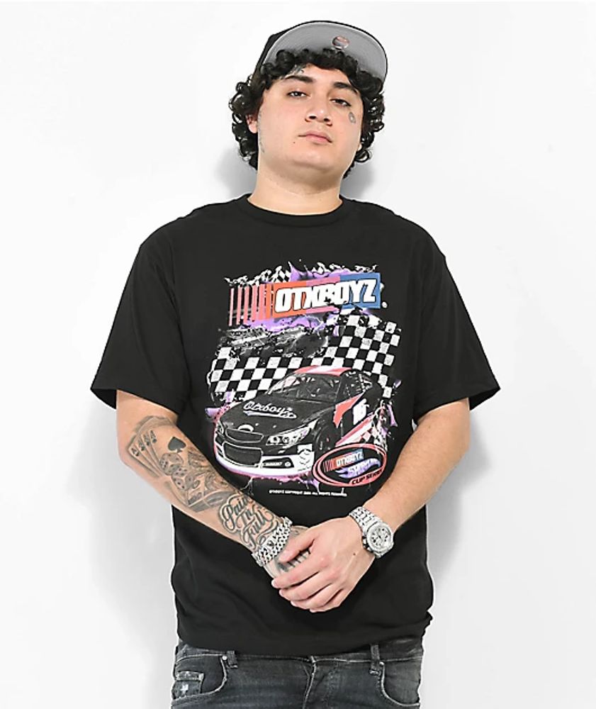 OTXBOYZ Race Boys Black T-Shirt