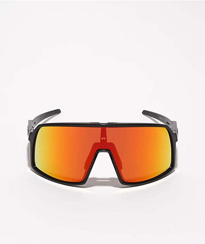 Oakley Sutro Polished Black & Prizm Ruby Sunglasses