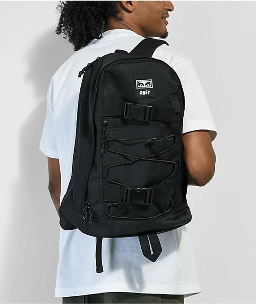 Obey Conditions Black Backpack
