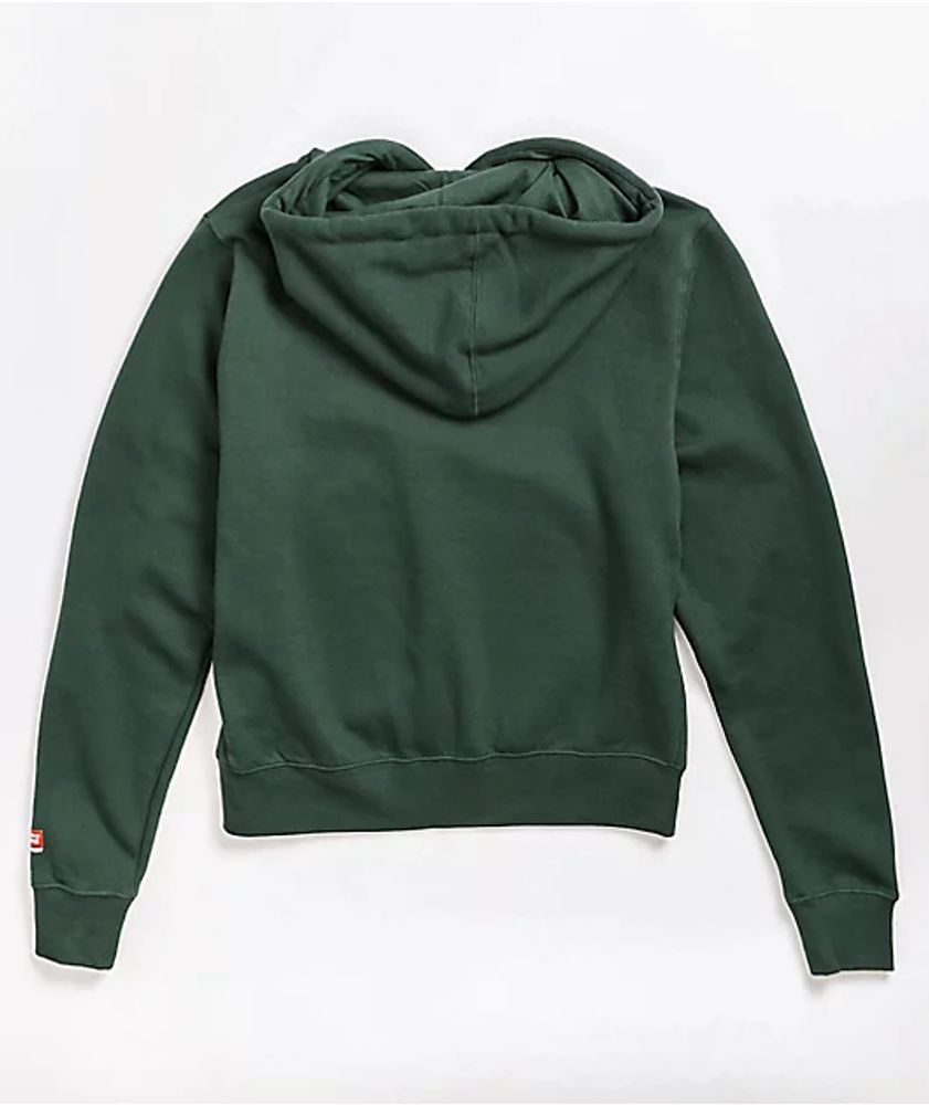 Obey Icon Face Green Hoodie