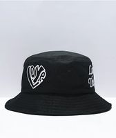 Obey Protest Black Bucket Hat