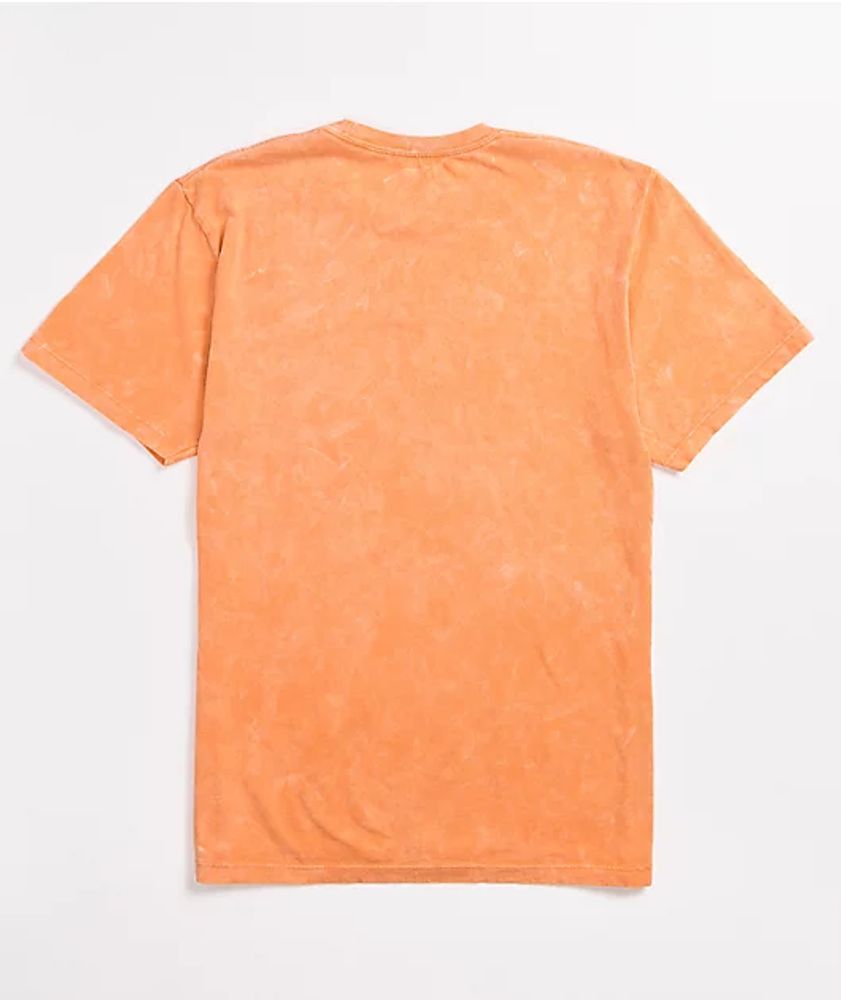 Odd Future Embroidered Orange Wash T-Shirt