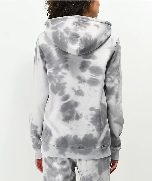 Empyre Fredia Butterfly Window Green Tie Dye Hoodie