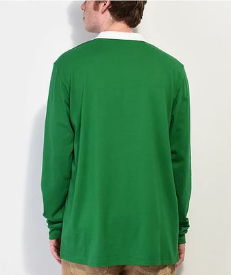 Odd Future Logo Green Long sleeve Polo Shirt