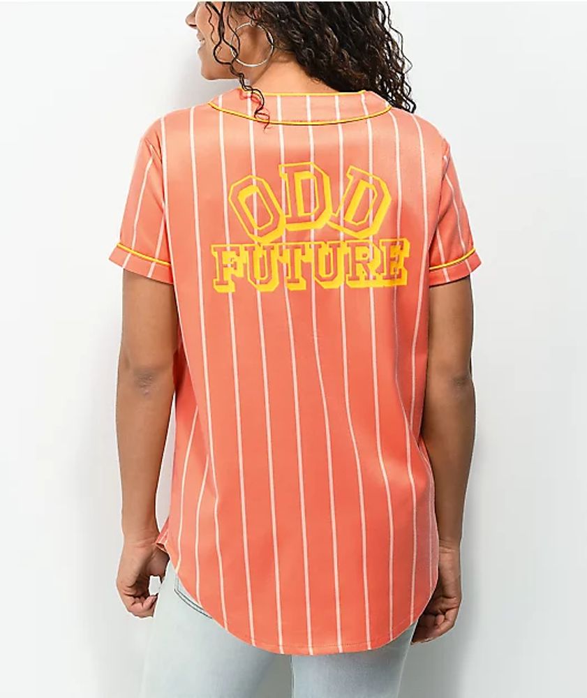 Odd Future Pink & Orange Baseball Jersey