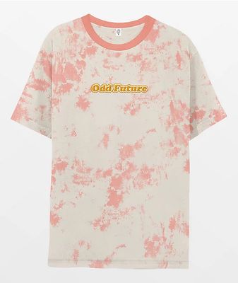 Odd Future Pink Splatter Wash T-Shirt