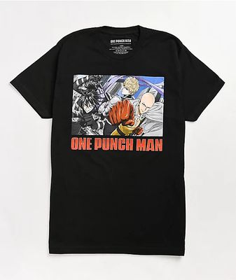 One Punch Man Black T-Shirt
