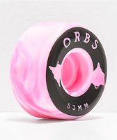 Orbs Wheels Specters Swirl 53mm 99a Pink Skateboard Wheels