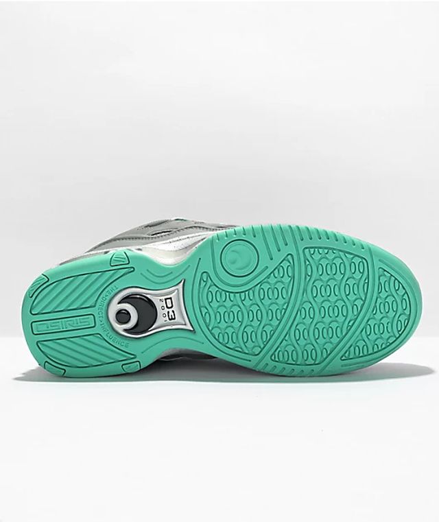 Osiris D3 2001 Grey & Seafoam Skate Shoes | Foxvalley Mall