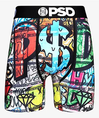 PSD Rich Meander Lux Black Boxer Briefs