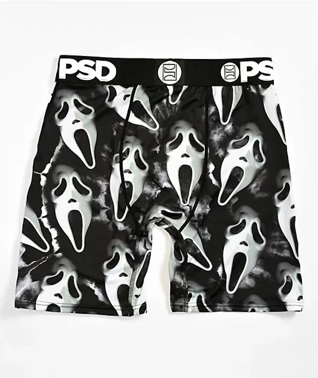 PSD x Ghost Face Dark Black Boxer Briefs