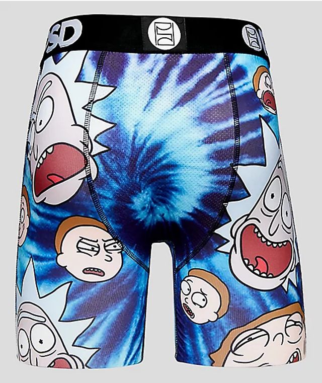 PSD x Rick And Morty Come Get Some Blue Boxer Briefs