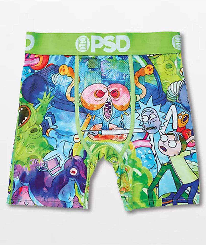 PSD Rick & Morty Wash Men's Large Underwear Boxer Brief
