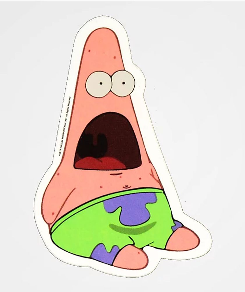 PSD x SpongeBob Patrick Shock Sticker