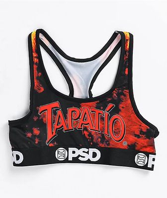 PSD x Tapatio Red Tie Dye Sports Bra