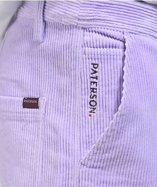 Purple corduroy pattersons pants. Never worn #comfy  - Depop