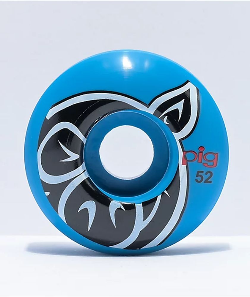 Pig 52mm 101a Blue Skateboard Wheels
