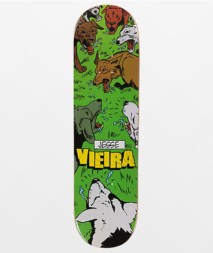 Pizza Vieira Dog Fight 8.5" Skateboard Deck
