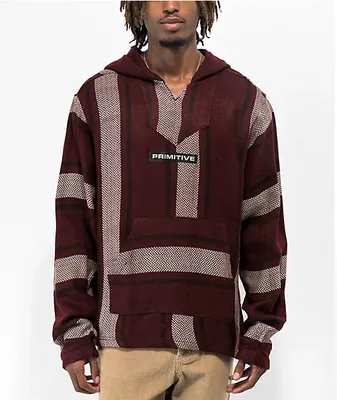 Primitive x Naruto Crows Burgundy Hoodie | Vancouver Mall