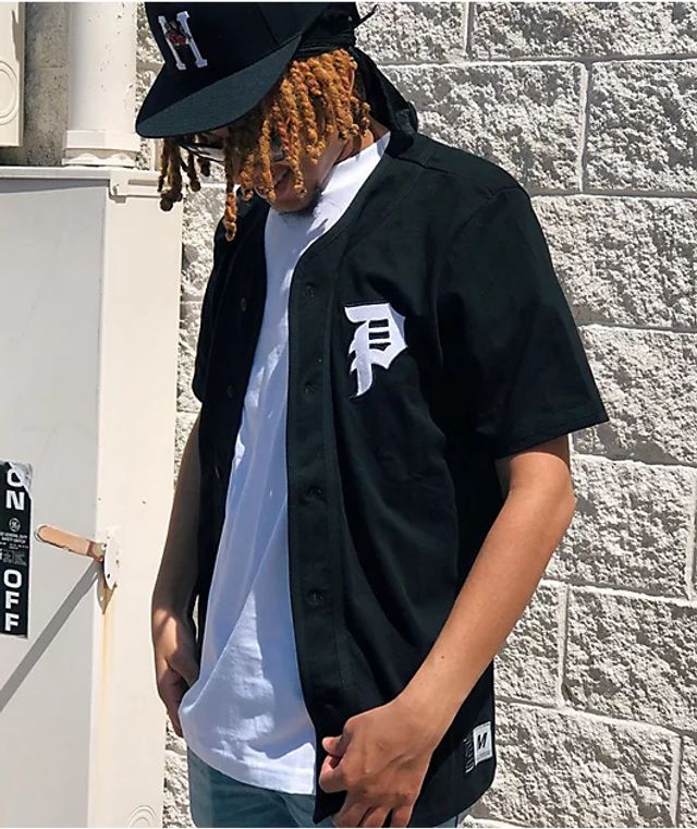 HUF Forever Black Baseball Jersey