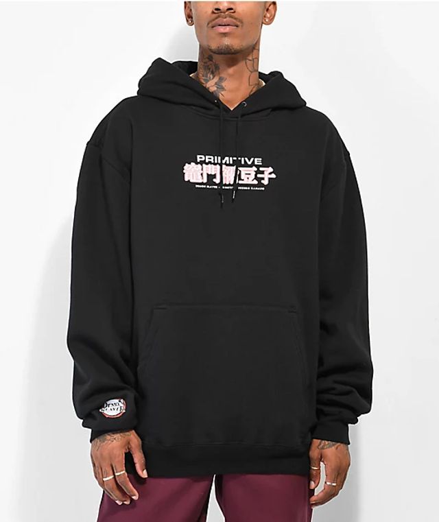 demon slayer black hoodie