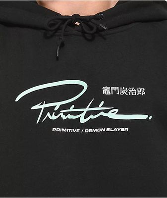 demon slayer black hoodie
