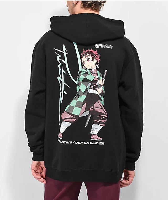 Primitive x Demon Slayer Tanjiro Black Hoodie | Willowbrook Shopping Centre