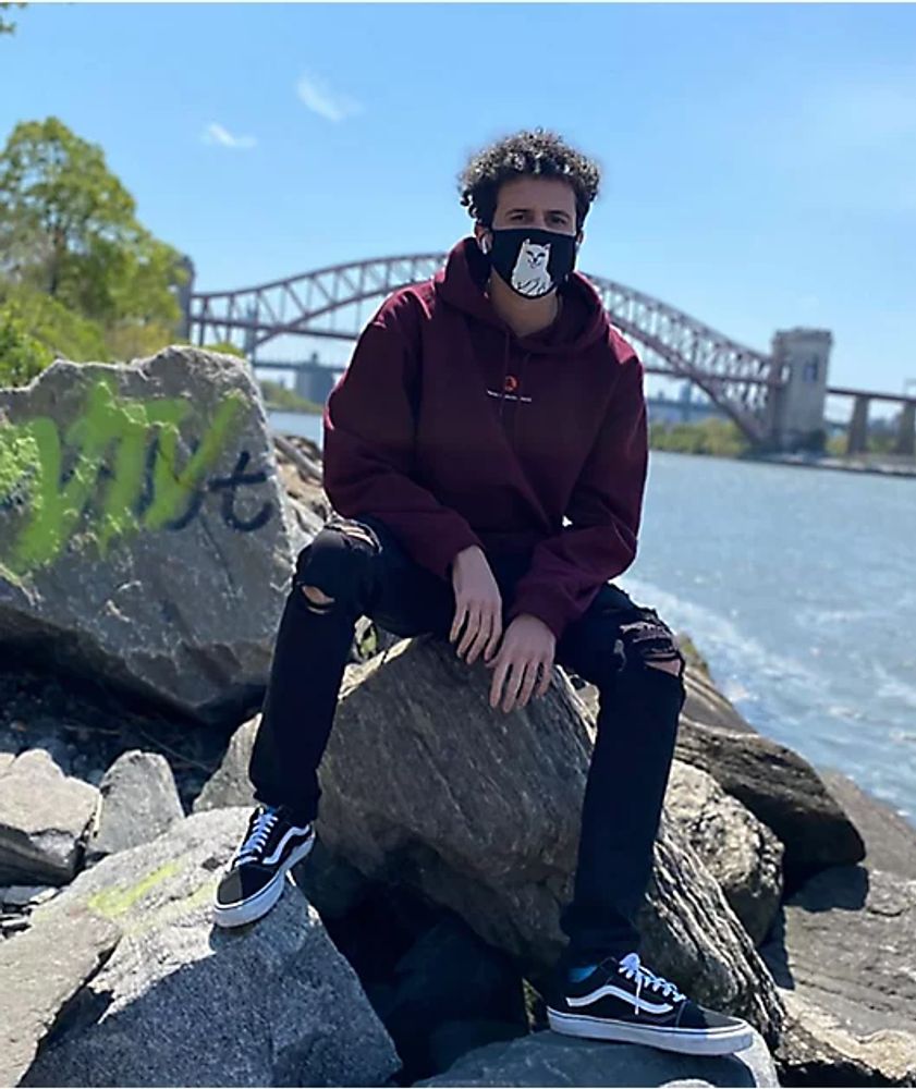 Primitive x Naruto Crows Burgundy Hoodie | Bramalea City Centre