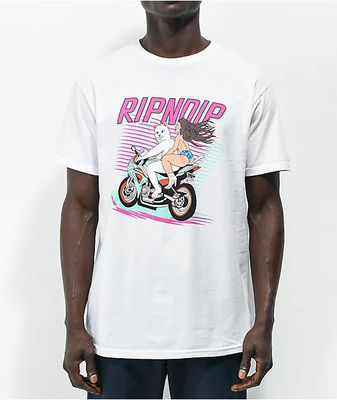 RIPNDIP Miami Vice White T-Shirt