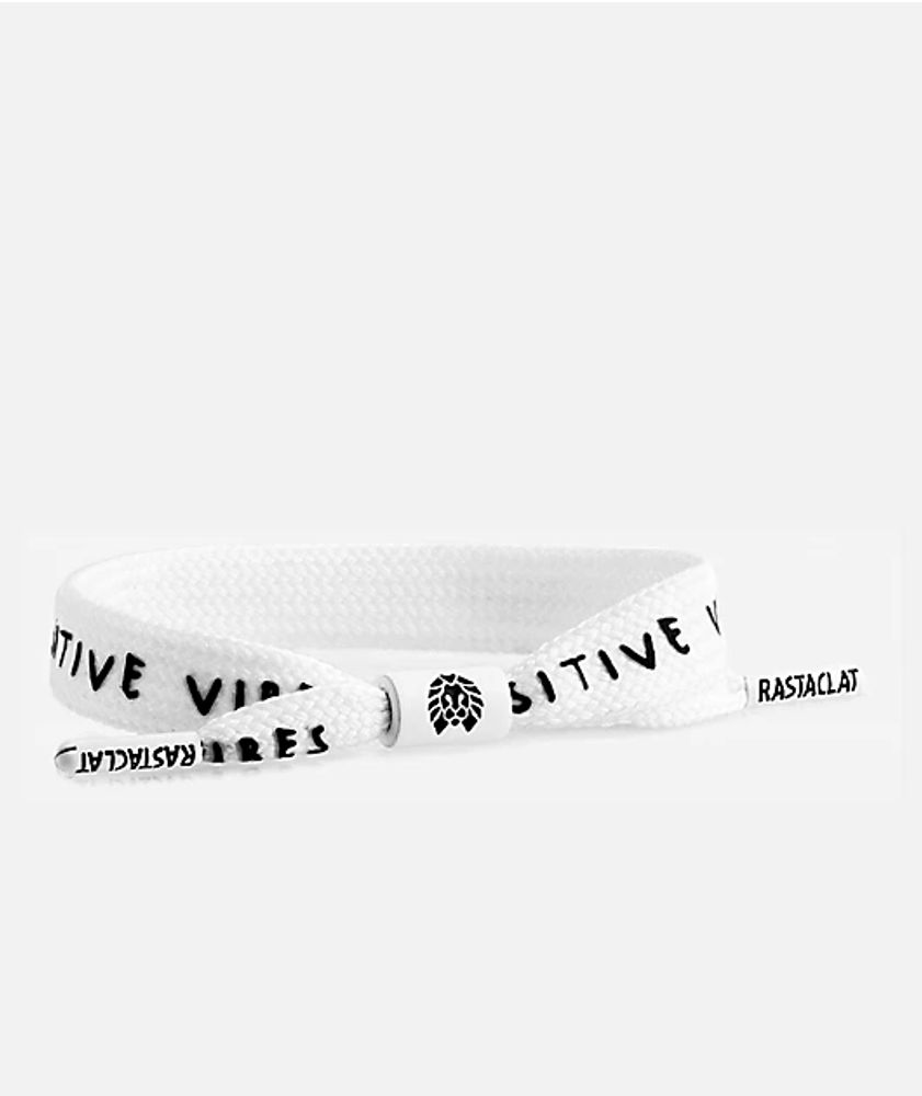 Rastaclat Positive Vibes White Bracelet