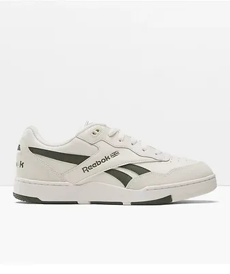 Reebok BB4000 II Chalk & Green Shoes