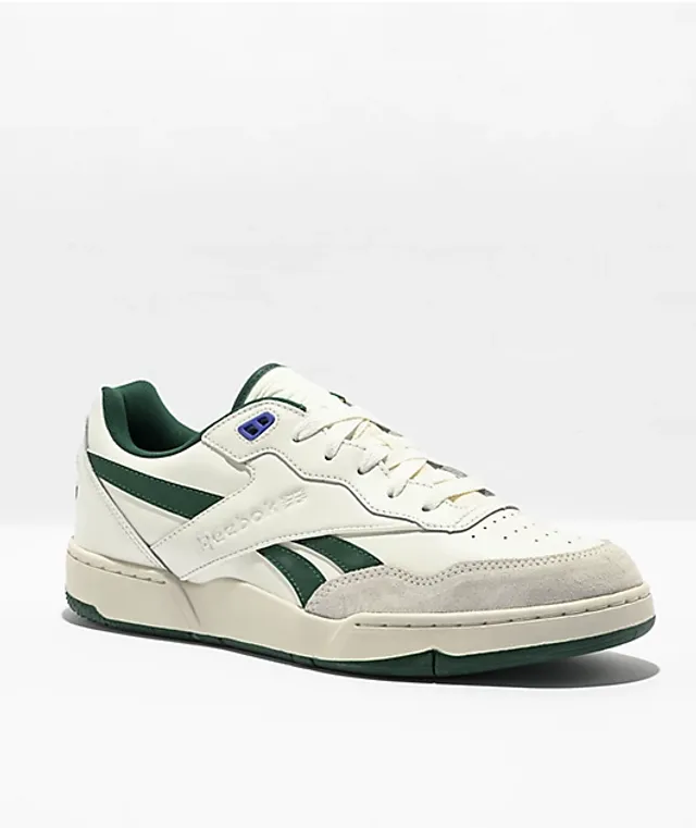 Reebok Club C Mid Chalk White & Green Shoes